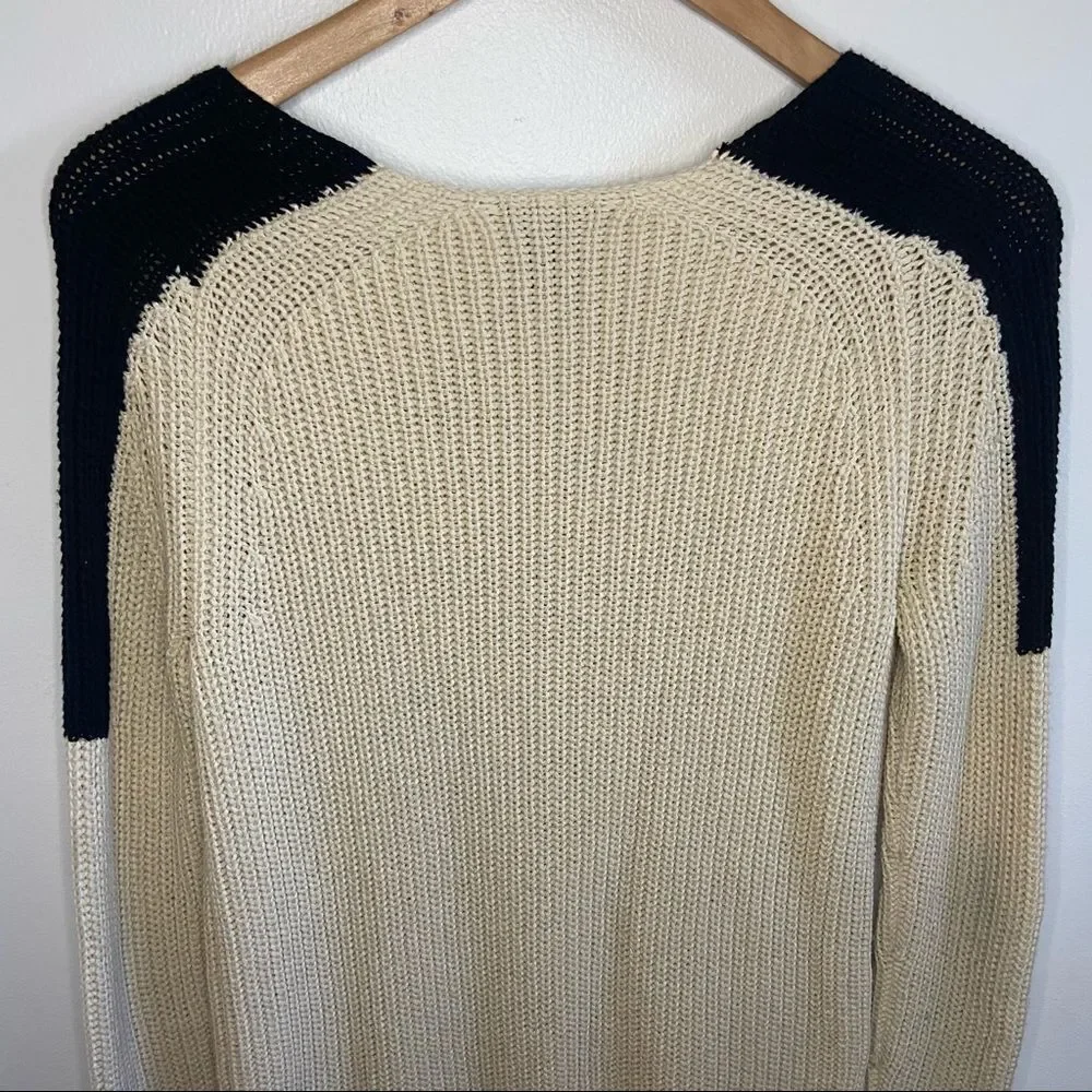 Ann Taylor color blocked sweater top - Picture 11 of 12